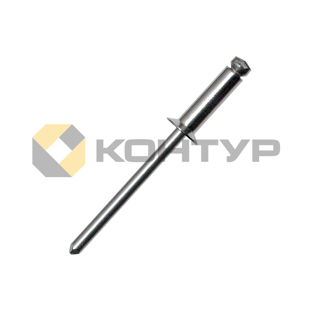RIVSTR3.2-6AC/AC-TS  Вытяжная заклёпка потайной бортик сталь/сталь 3,2Х6 для толщины металла 1,5-3,0 мм